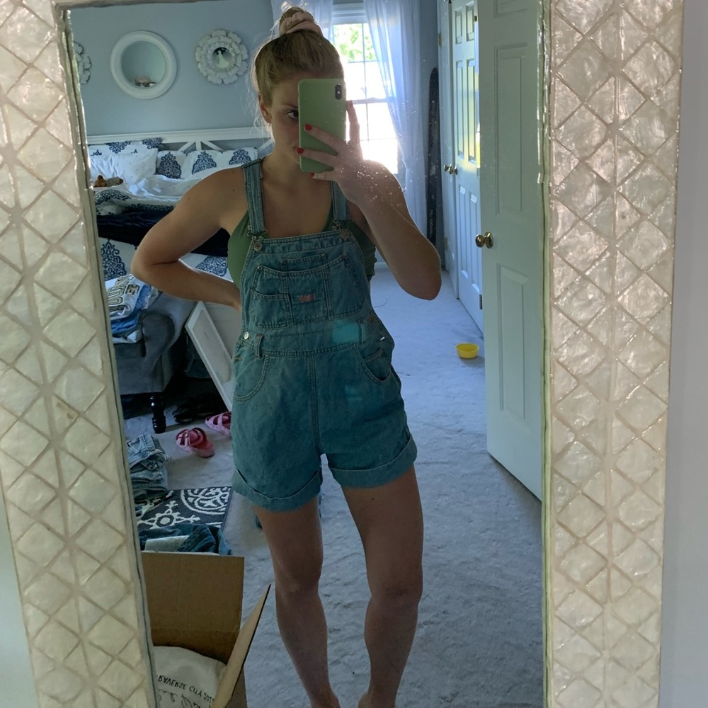 Squeeze Jeans Short Overalls